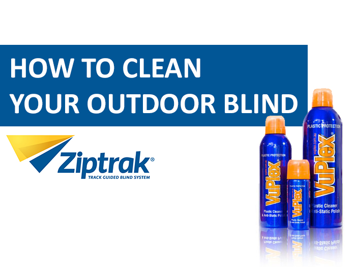 how to clean outdoor blinds