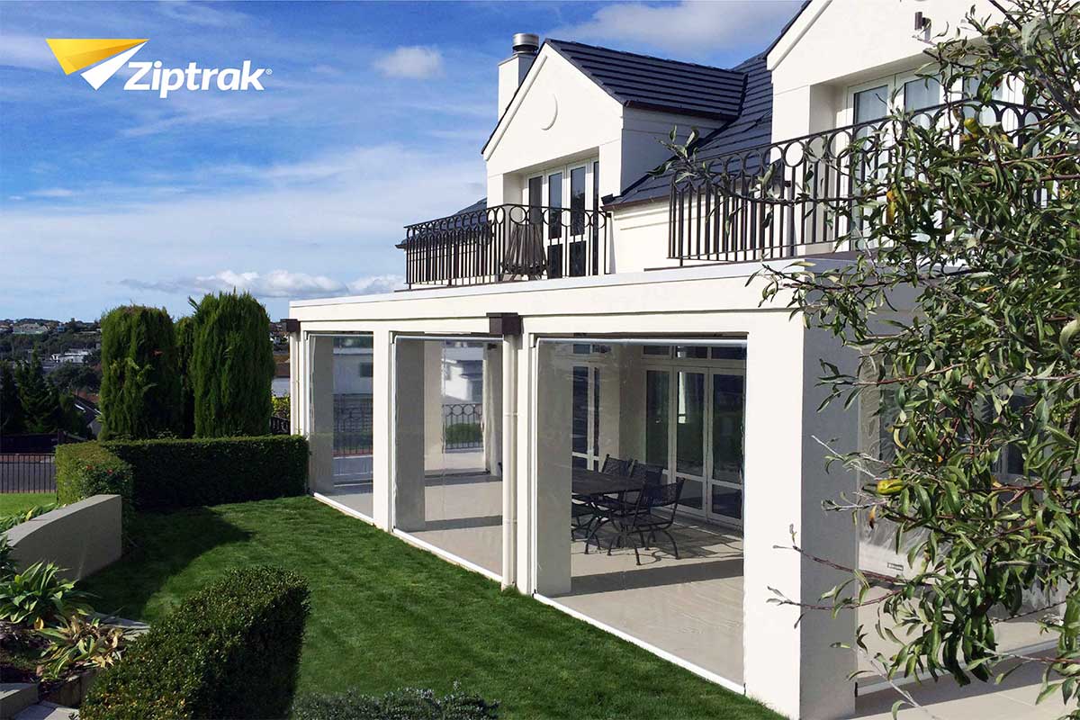 Weatherproof Outdoor Roller Blinds — Ziptrak®